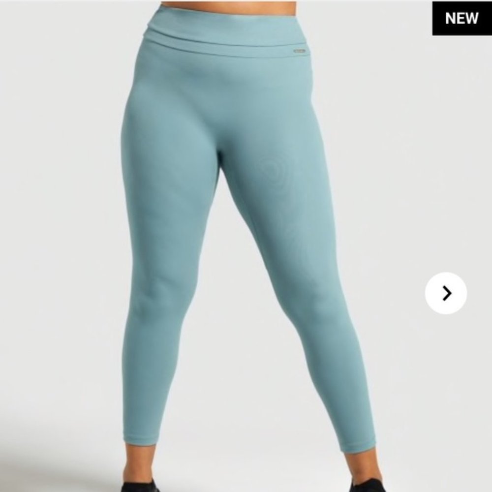 Gymshark x Whitney Simmons V1 Sage Green Leggings. Size Small.